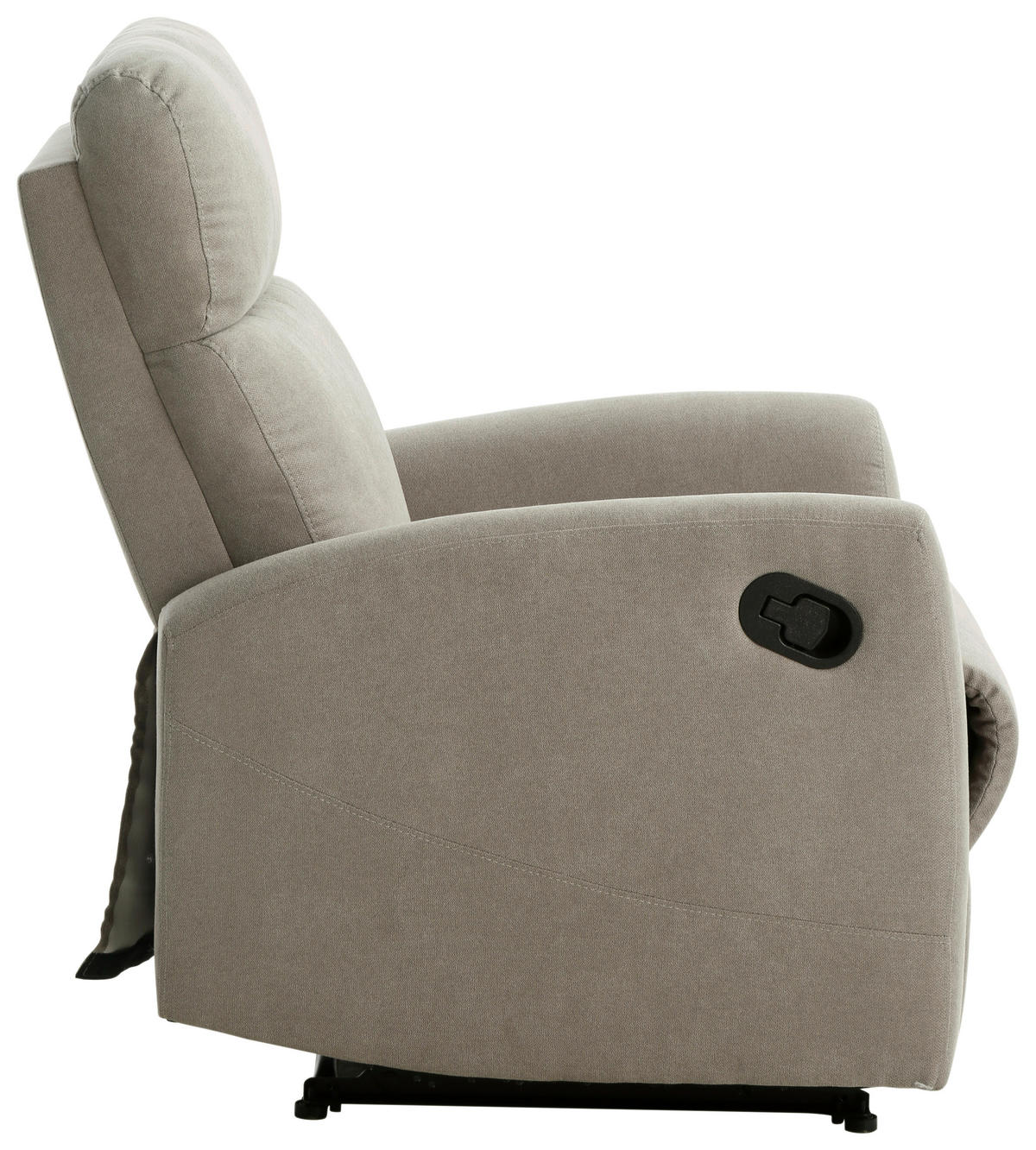 TV-FOTEL - fekete/szürke, Konventionell, műanyag/textil (66/98/66cm) - MID.YOU