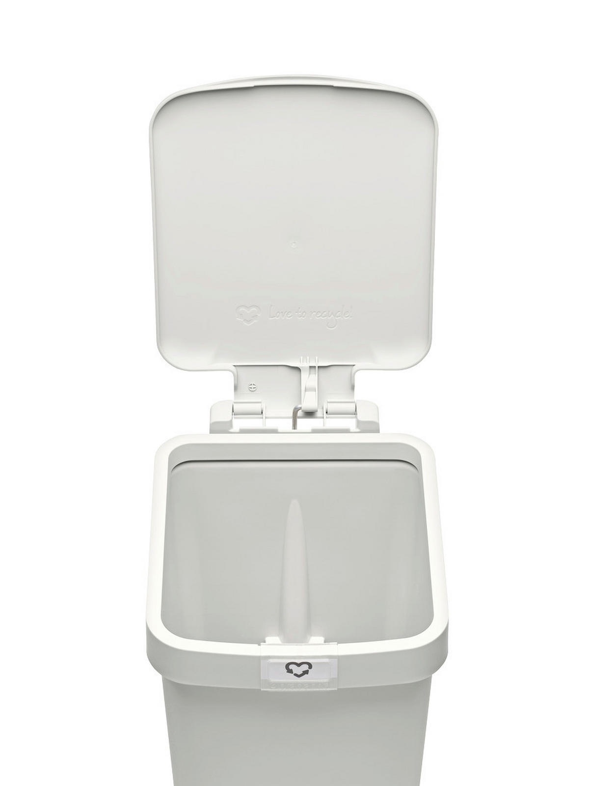 KOŠ ZA SMETI - bela, Basics, umetna masa (20.3/38.1/26.5cm) - Brabantia