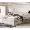 BOXSPRINGBETT 140/200 cm  in Beige  - Beige/Schwarz, Design, Textil (140/200cm) - home24