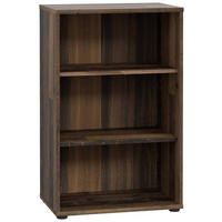 REGAL Dunkelbraun, Graubraun  - Dunkelbraun/Graubraun, Design, Holzwerkstoff (54/85,5cm)