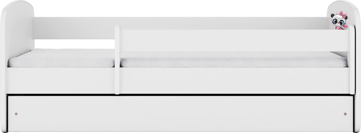 KINDER-/JUNIORBETT - Birkefarben/Weiß, MODERN, Holz/Holzwerkstoff (80/160cm) - MID.YOU