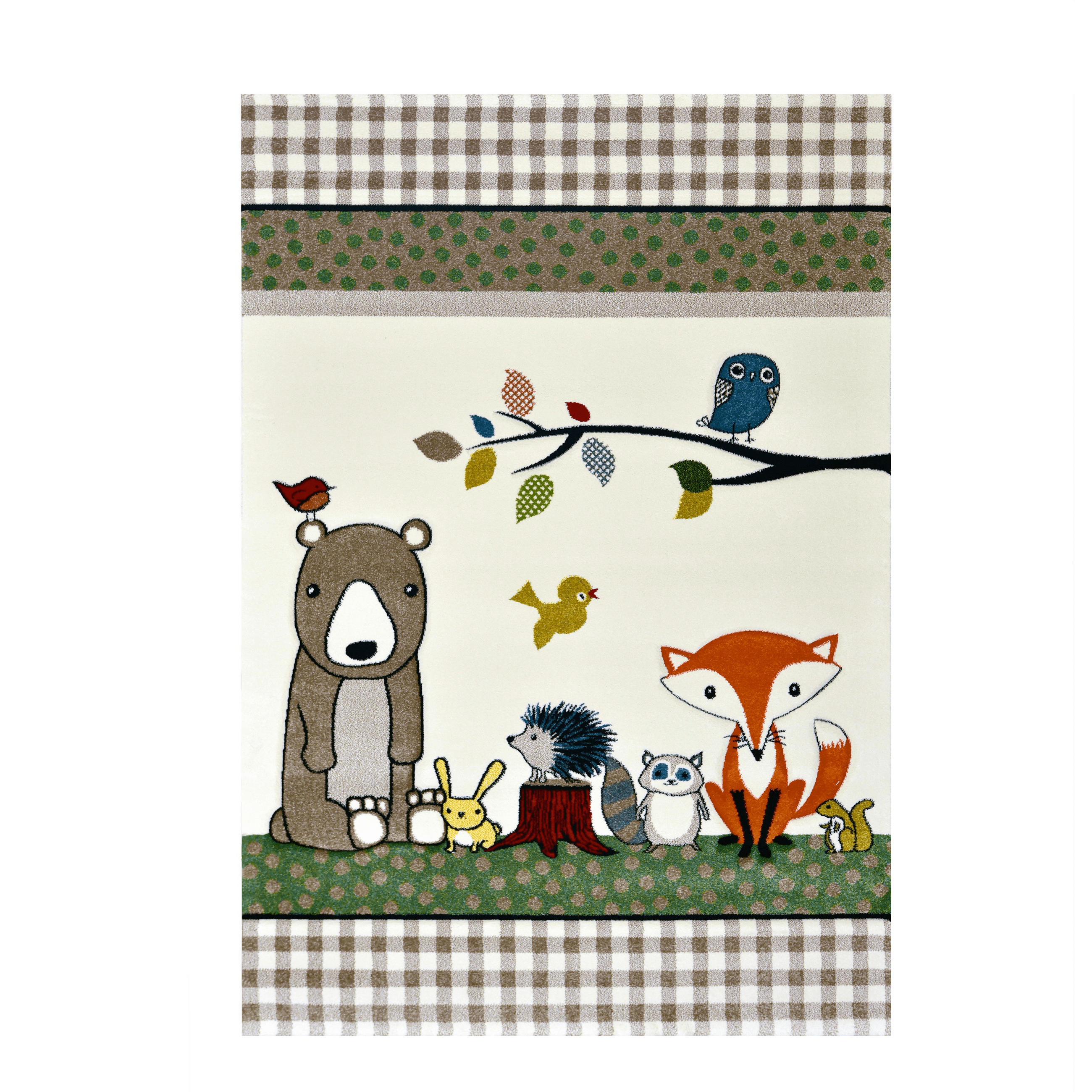 XXXLutz Kinderteppich Diamond kids Creme 80x150 cm