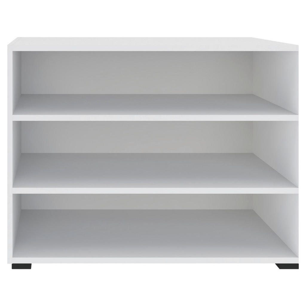 Regal Unit -elements Midi B: 91,2 Cm Weiß