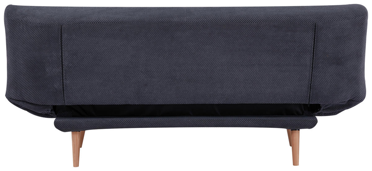 TROSJED NA RAZVLAČENJE tekstil  tamno siva    - tamno siva/prirodne boje, Design, tekstil/drvo (188/88/86cm) - MID.YOU