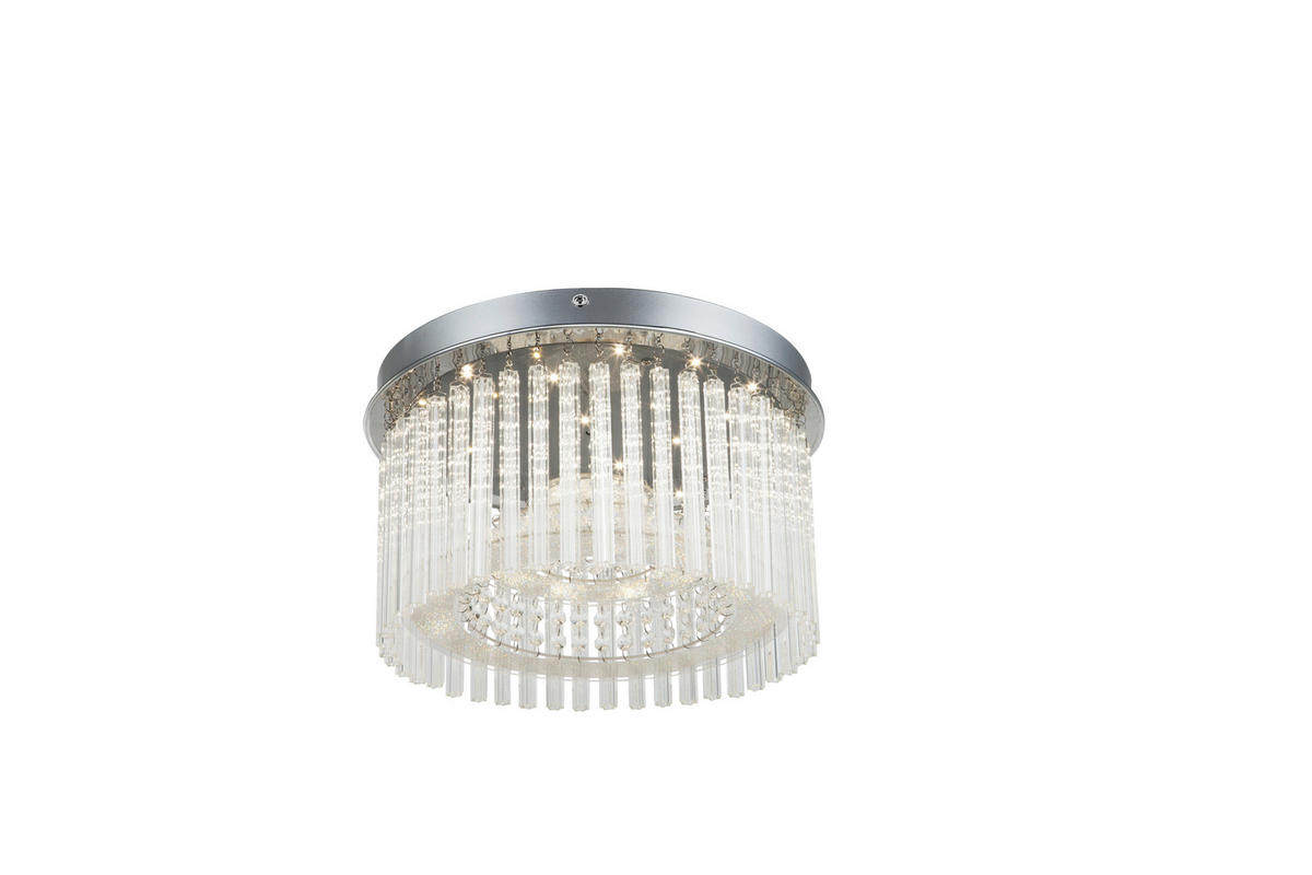 PLAFONIERĂ CU LED - Design, plastic/sticlă (37/23cm) - Globo
