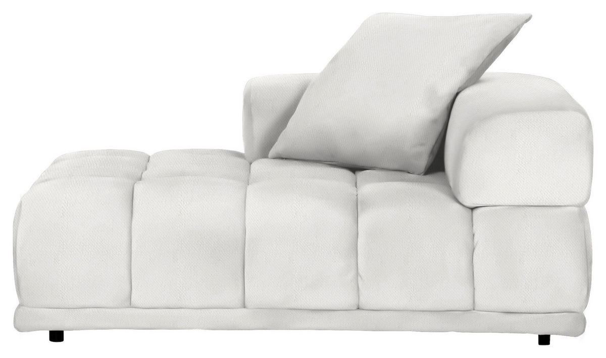 SOFFMODUL i flatväv vit  - vit/svart, Klassisk, textil/plast (125/66/155cm) - Best Price