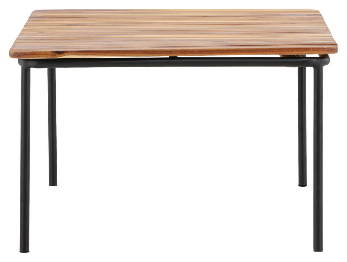 LOUNGETISCH 100/65/40 cm Holz, Metall  - Naturfarben, KONVENTIONELL, Holz/Metall (100/65/40cm) - Gardenson