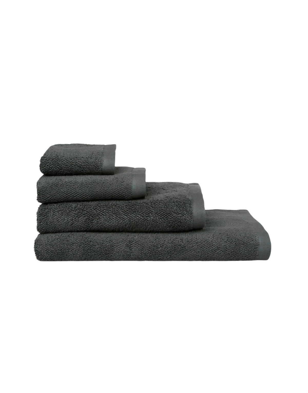 DUSCHTUCH Timeless Uni 70/140 cm  - Anthrazit, Basics, Textil (70/140cm) - Marc O'Polo