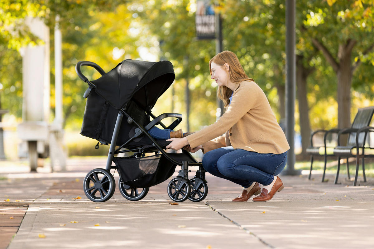 BUGGY Eezefold  - Schwarz, Basics, Textil/Metall (60/104/94cm) - Graco