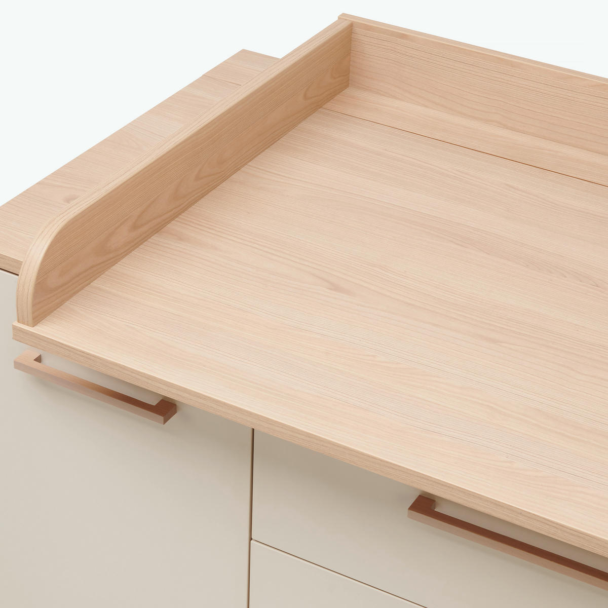 WICKELAUFSATZ MALIO  - Beige, Basics, Holzwerkstoff (123,5/12,5/79,1cm) - Paidi