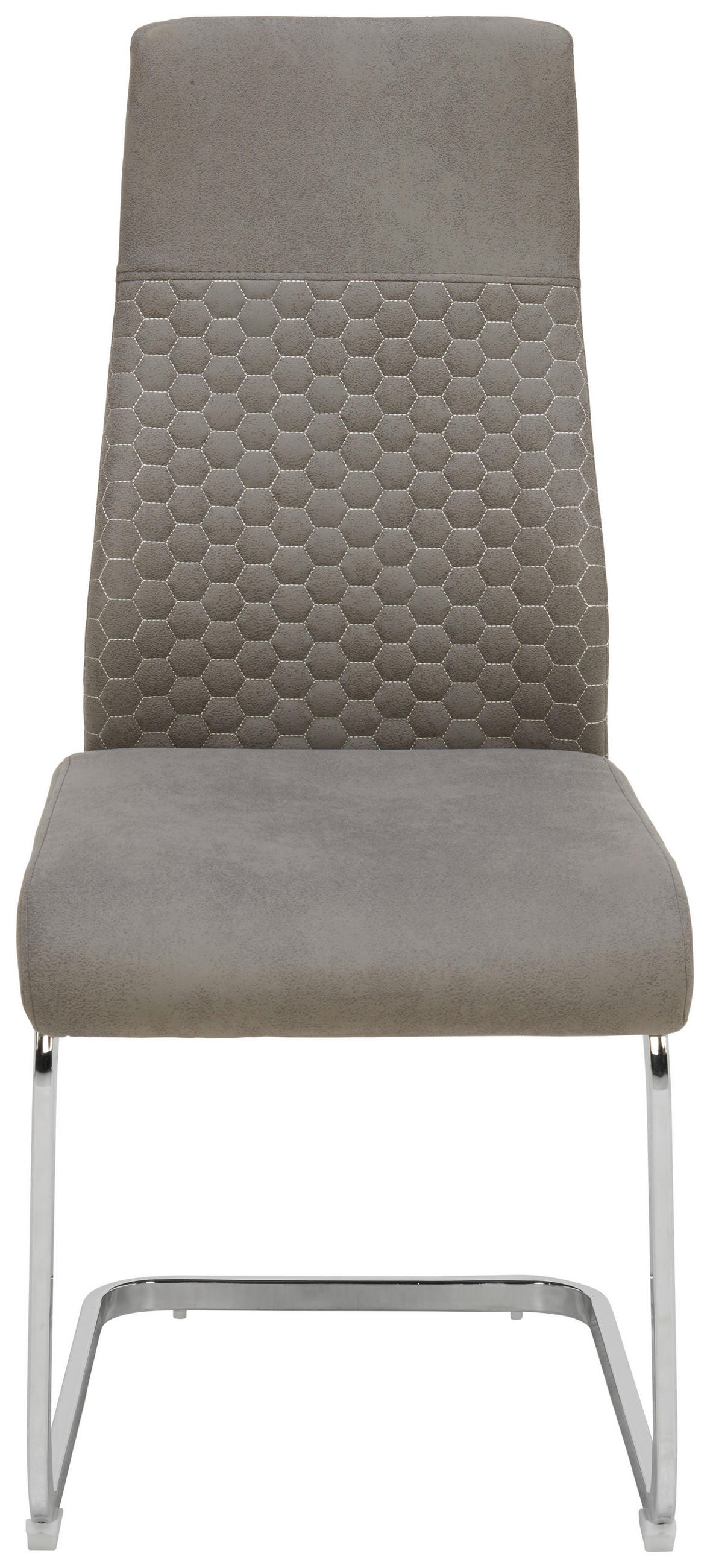 HOUPACÍ ŽIDLE, šedá, barvy chromu - šedá/barvy chromu, Design, kov/textil (44/101/60cm) - Ti'me