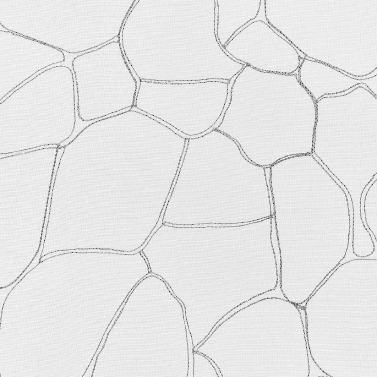 FERTIGVORHANG  halbtransparent  140/245 cm  2 Stück  - Weiß/Grau, Design, Textil (140/245cm) - Esposa