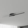 LED-DECKENLEUCHTE 96/20/5,5 cm   - Schwarz, Basics, Kunststoff/Metall (96/20/5,5cm) - Novel
