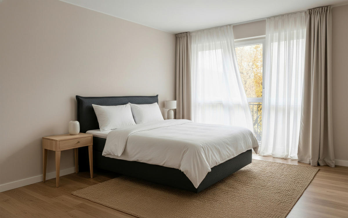 BOXSPRINGBETT 140/200 cm,  in Anthrazit, Matratze, gepolstertes Kopfteil, Topper, H3 + H3 = fest  - Anthrazit/Schwarz, Trend, Textil (140/200cm) - Chameo