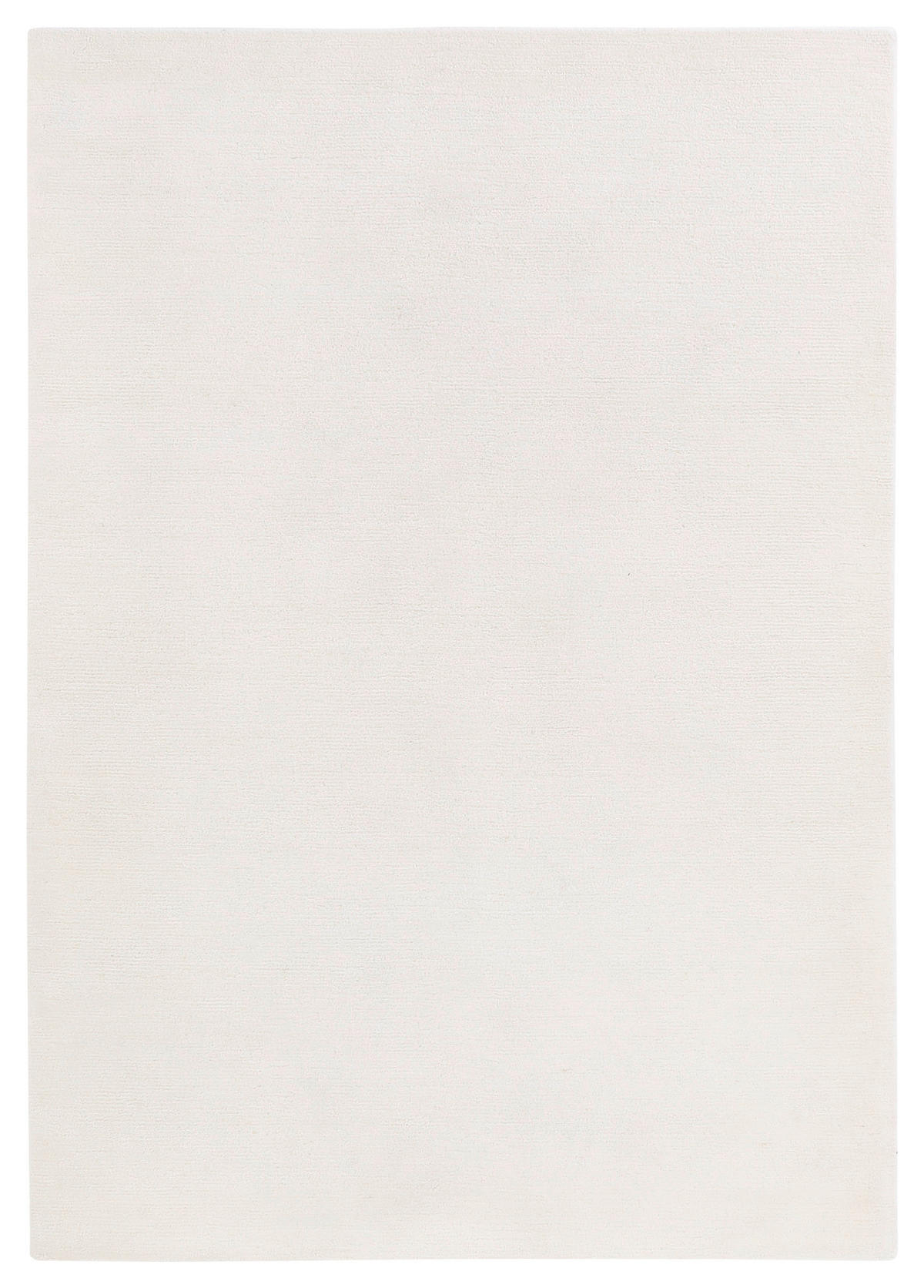 WOLLTEPPICH 70/140 cm Madi Khola Weiß rechteckig  - Weiß, Basics, Textil (70/140cm) - Cazaris