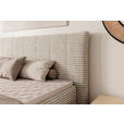 BOXSPRINGBETT 180/200 cm  in Beige  - Beige/Schwarz, Design, Kunststoff/Textil (180/200cm) - Esposa