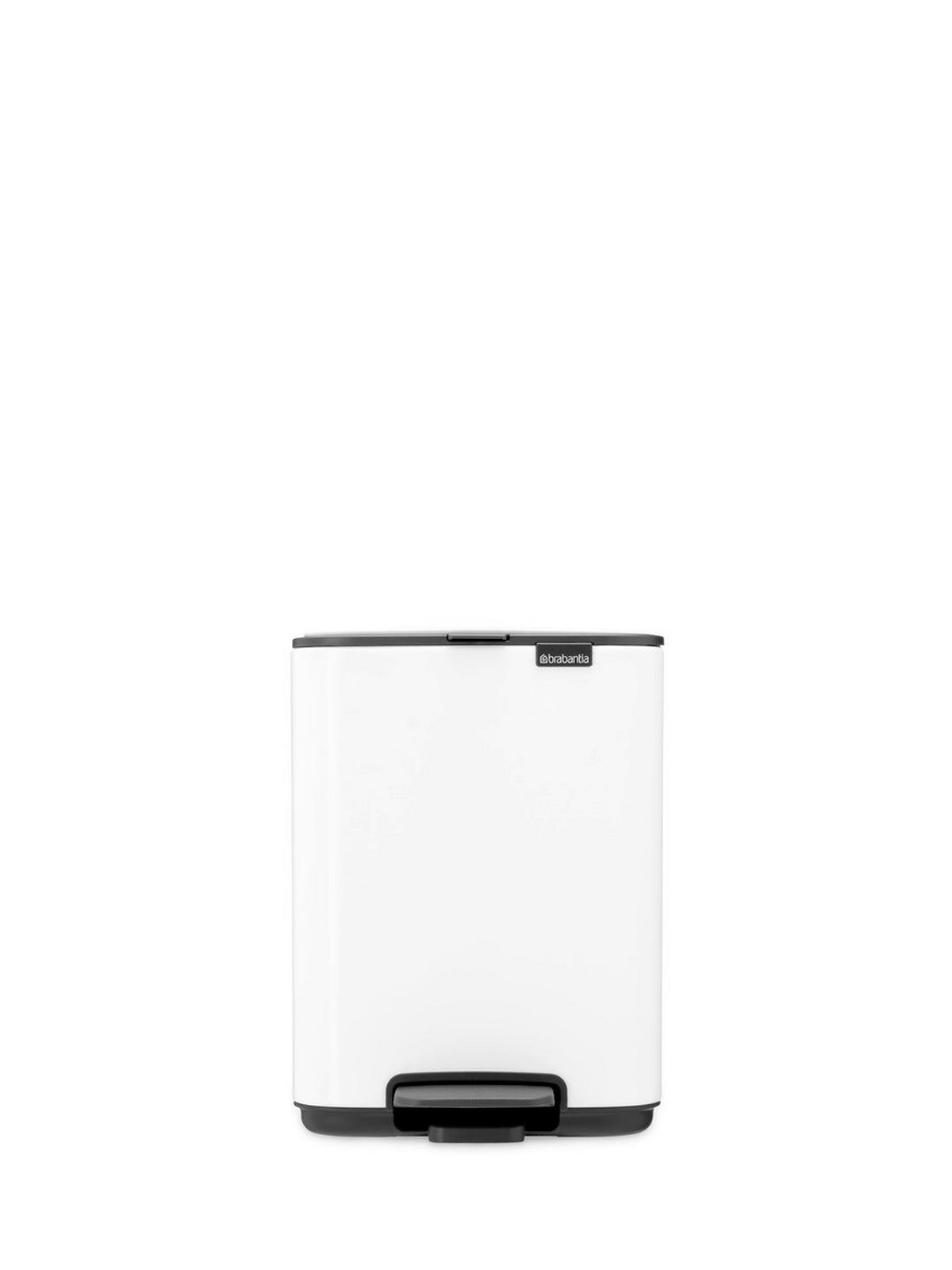 KANTA SA PAPUČICOM  4 l   - bela/antracit, Konvencionalno, metal/plastika (20/26,8/20,5cm) - Brabantia