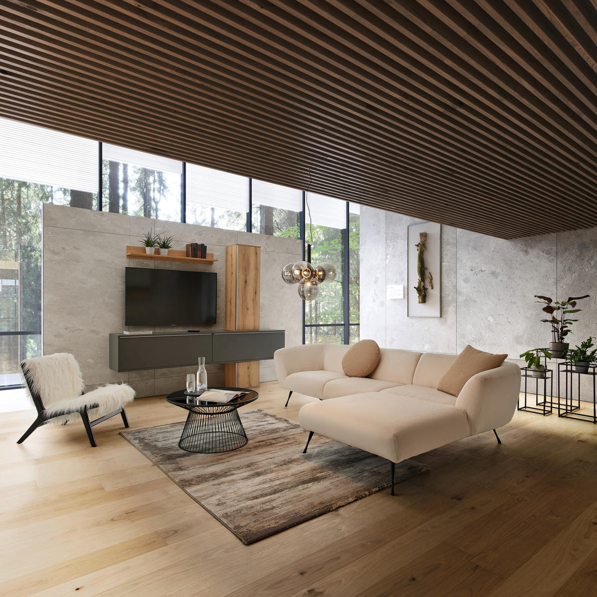 COMODĂ TV 127,5/45/40 cm  - Modern (127,5/45/40cm) - Hom`in