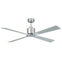 DECKENVENTILATOR 132/33 cm  - Chromfarben/Silberfarben, Basics, Holzwerkstoff/Metall (132/33cm)