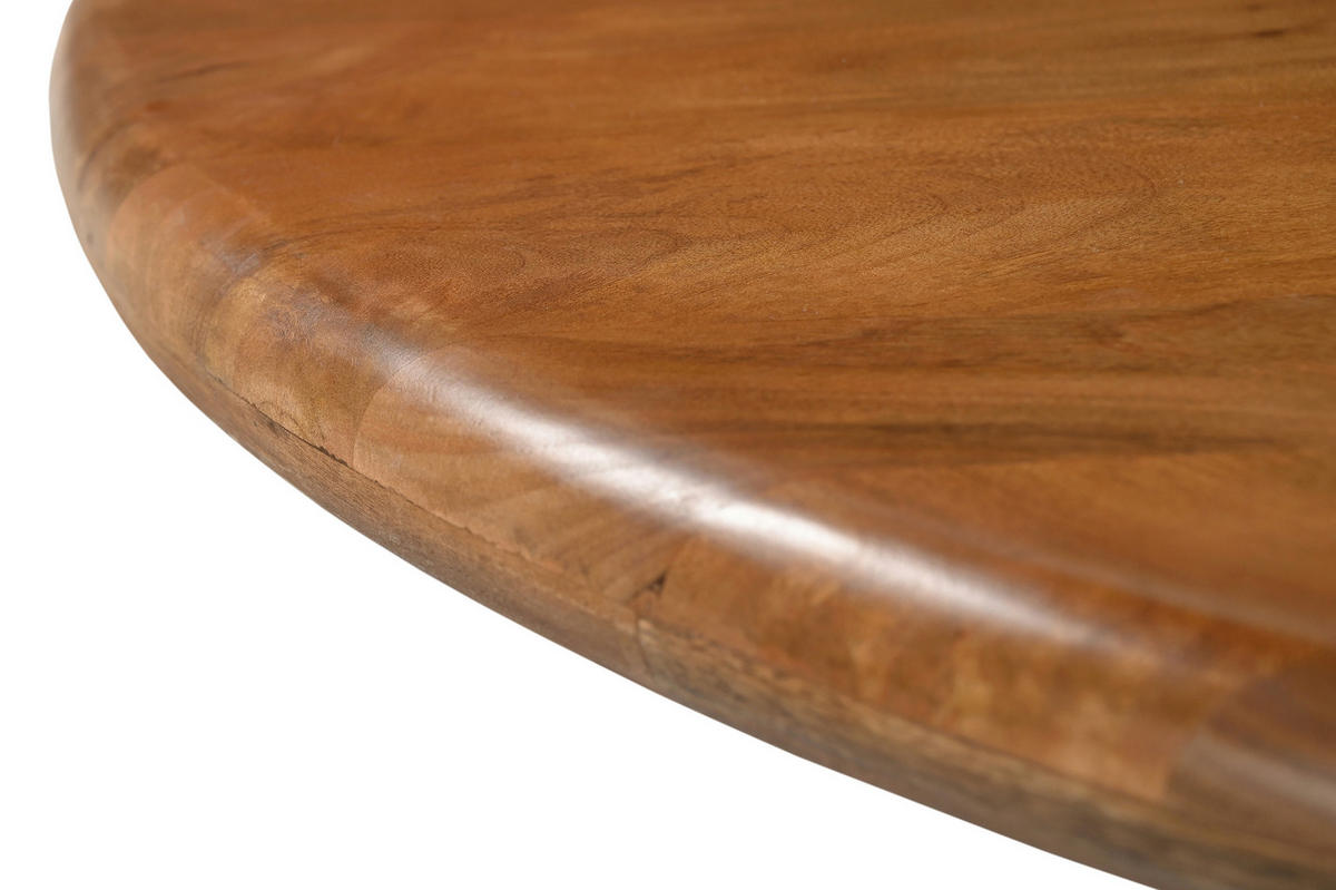 ESSTISCH 130/130/76 cm Echtholz  Holz rund Naturfarben  - Naturfarben, MODERN, Holz (130/130/76cm) - MID.YOU