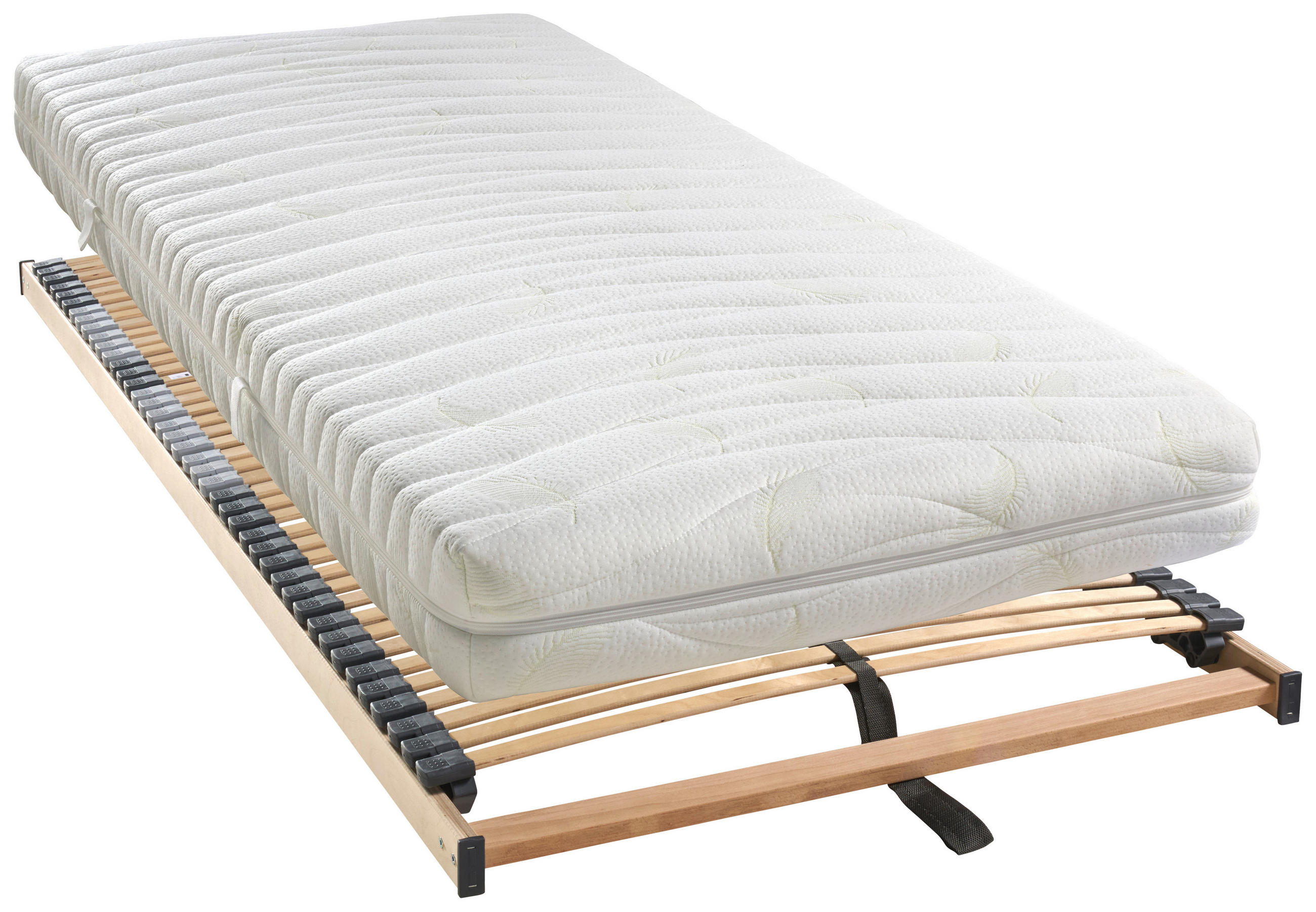 MATRATZENSET 80/200 cm  - Buchefarben, KONVENTIONELL, Holz (80/200cm) - Novel