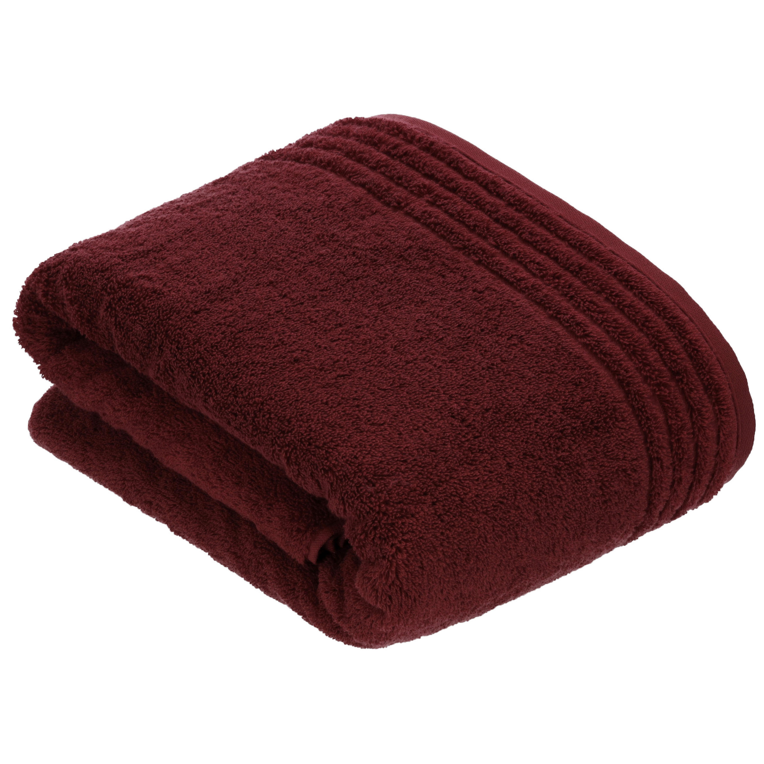 BADETUCH Vienna Style Supersoft NOS Vossen Wäsche Braun 160/80 cm  - Braun, Basics, Textil (160/80cm) - Vossen