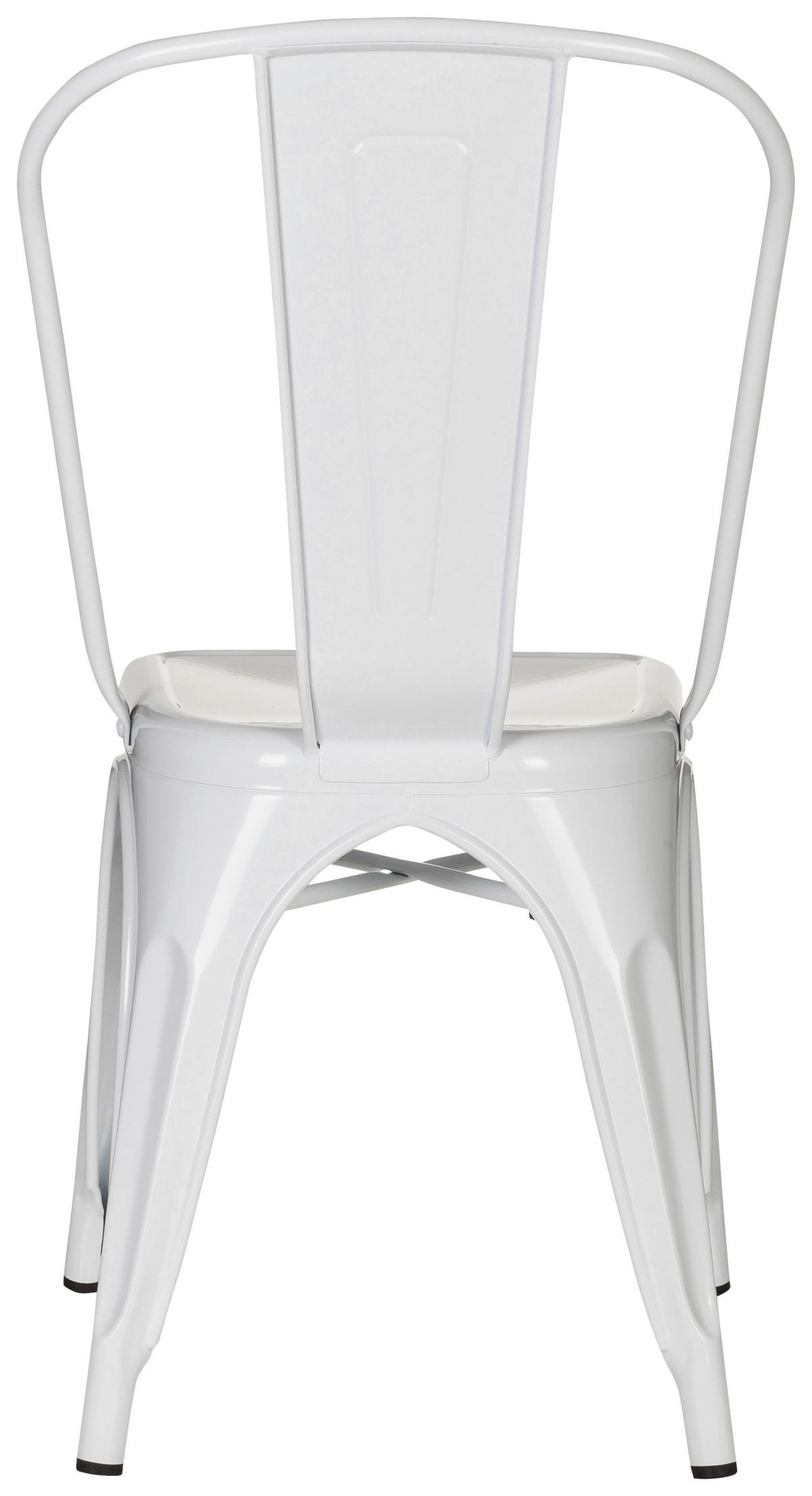 STOL stål  - vit, Basics, metall (44/84/54cm) - MID.YOU