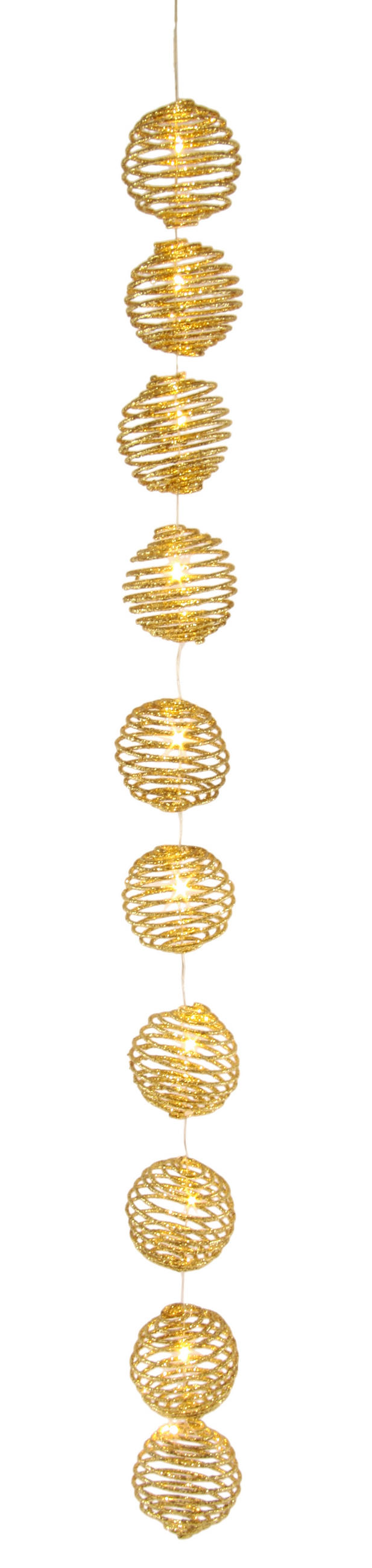 DEKOHÄNGER  - Goldfarben, Basics, Metall (5/100cm) - X-Mas