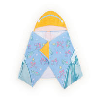 KAPUZENBADETUCH DISNEY PRINCESS 130/56 cm  - Hellblau, Basics, Textil (130/56cm)