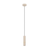 HÄNGELEUCHTE Caminia 6/110 cm   - Sandfarben/Schwarz, Design, Metall (6/110cm) - Eglo