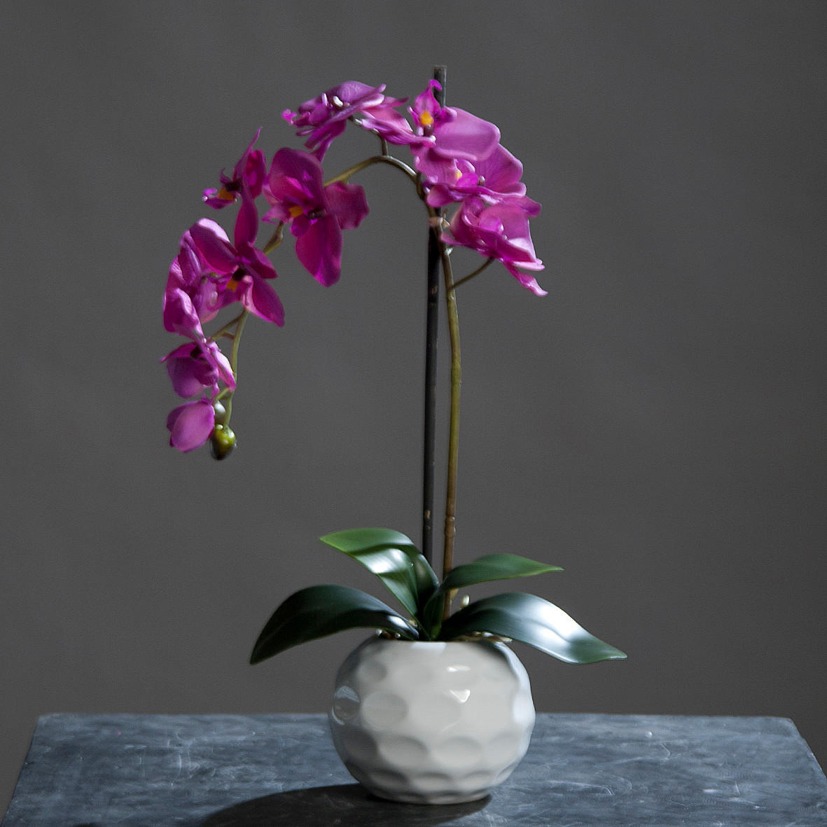 ORHIDEJA - ljubičasta, Konvencionalno, tekstil/plastika (46cm)