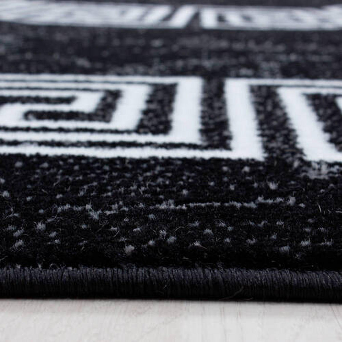 WEBTEPPICH 140/200 cm Plus Schwarz  - Schwarz, Basics, Textil (140/200cm) - Novel
