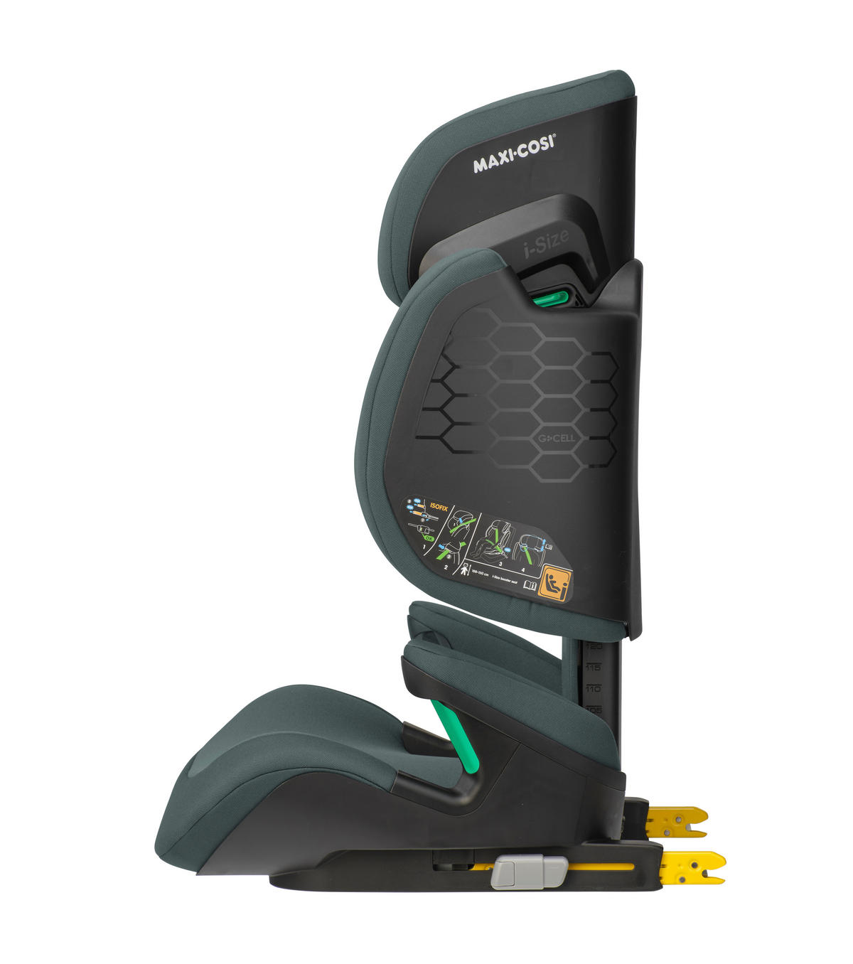 KINDERAUTOSITZ Rodifix R i-Size  - Dunkelgrau, Basics, Kunststoff/Metall (49/60/54cm) - Maxi-Cosi