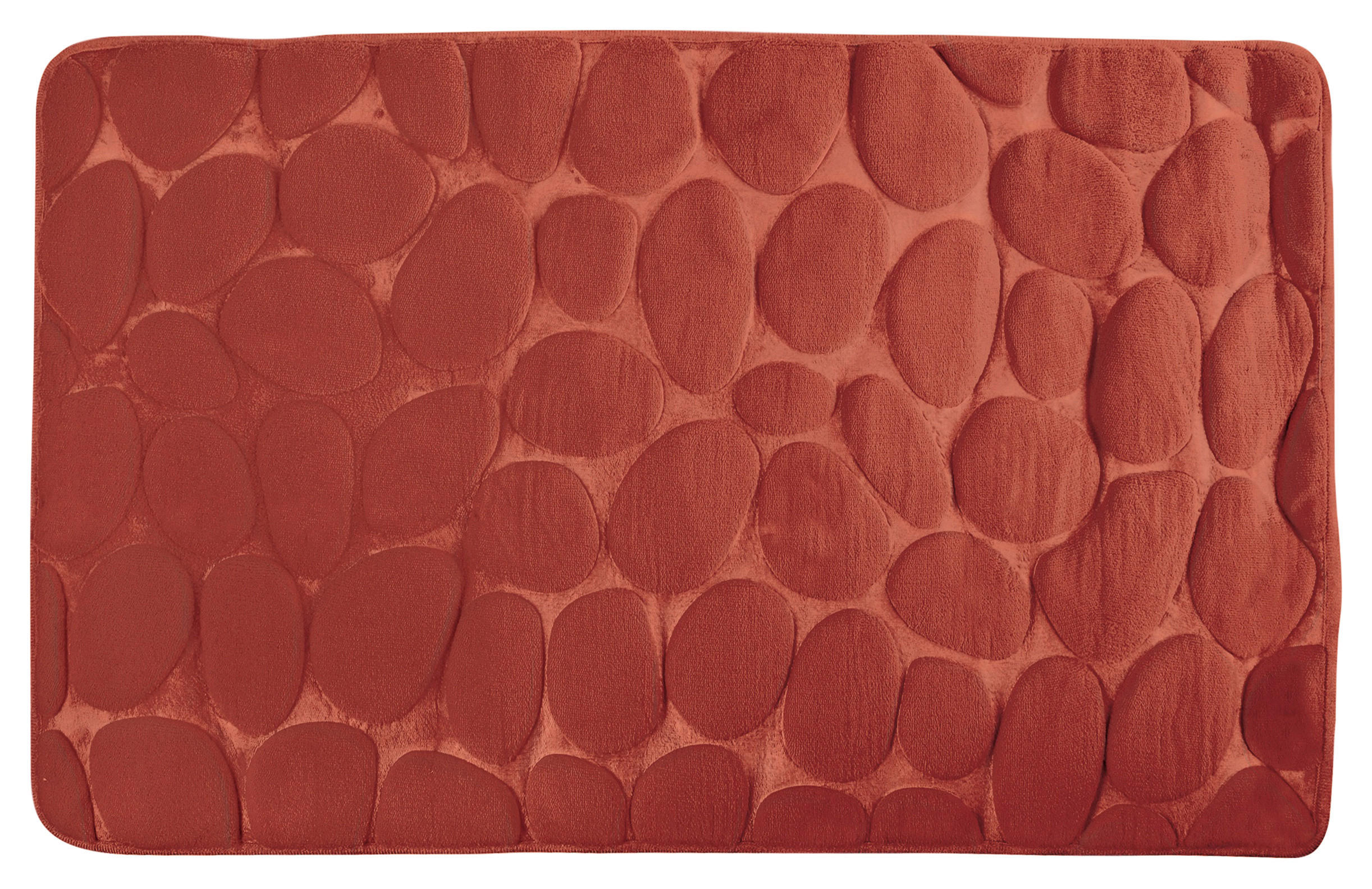 BADTEPPICH Terracotta 50/80 cm  - Terracotta, KONVENTIONELL, Textil (50/80cm) - Spirella