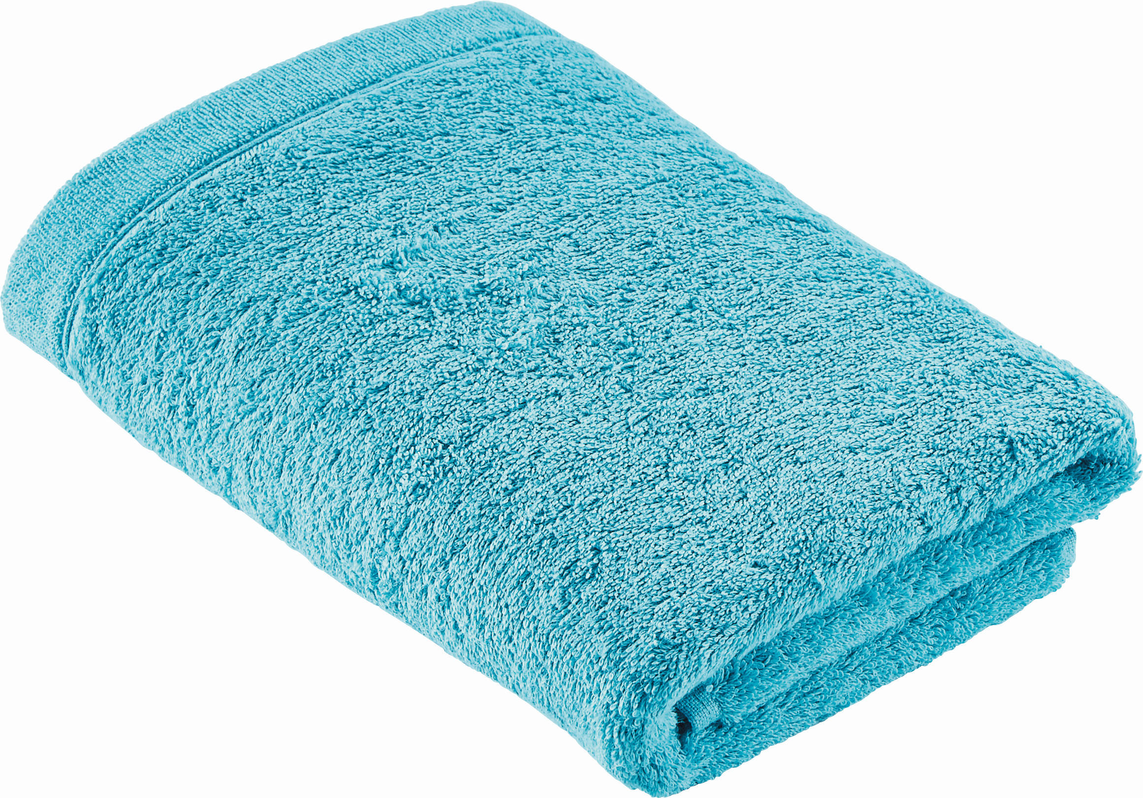 HANDTUCH Lifestyle Uni Türkis  - Türkis, Basics, Textil (50/100cm) - Cawoe
