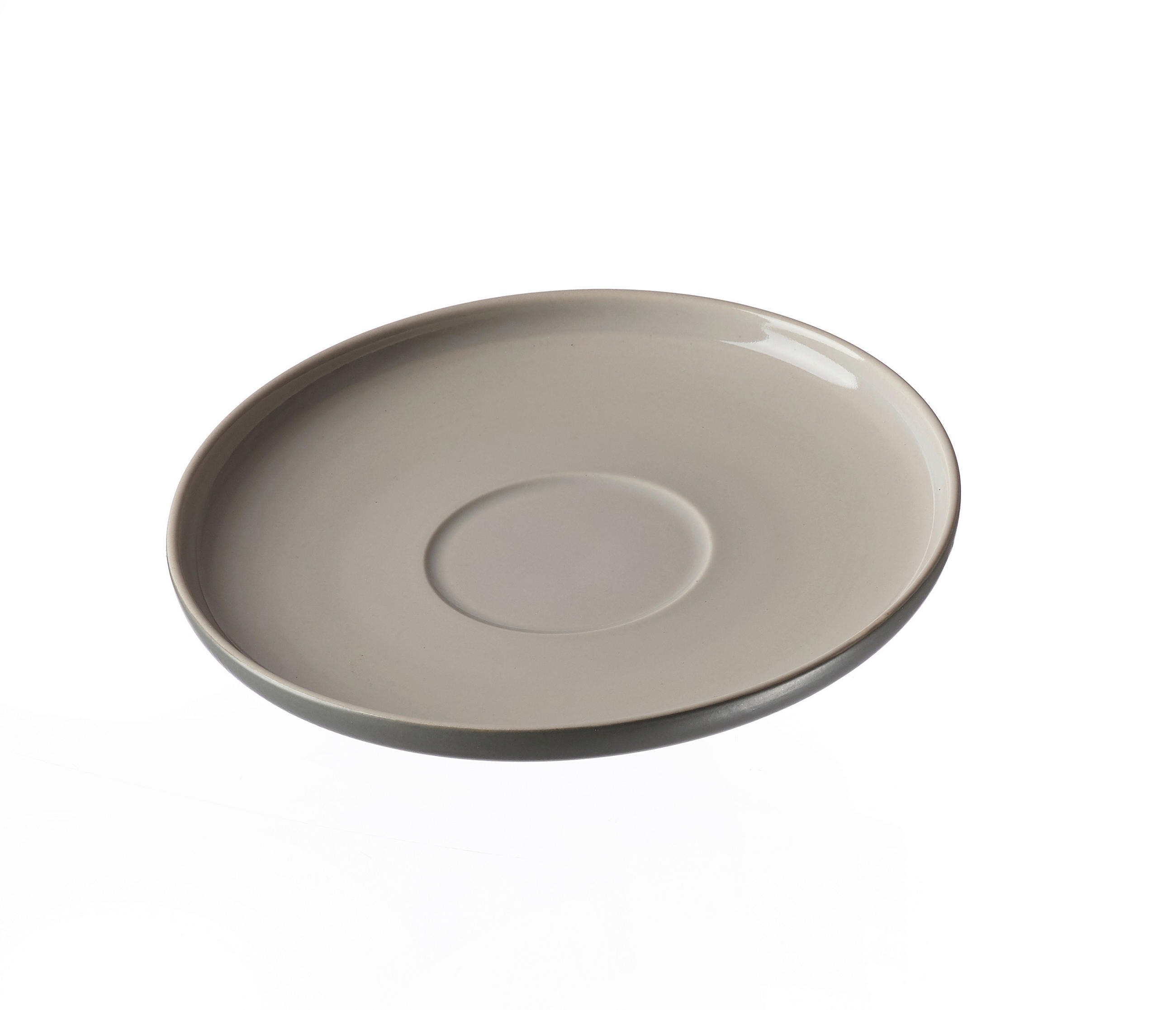UNTERTASSE - Weiß/Grau, Design, Keramik (15cm) - Ritzenhoff Breker
