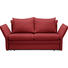SCHLAFSOFA in Textil Rot - Chromfarben/Rot, KONVENTIONELL, Textil/Metall (213/88/91cm) - Novel SCHLAFSOFA in Textil Rot - Chromfarben/Rot, KONVENTIONELL, Textil/Metall (213/88/91cm) - Novel