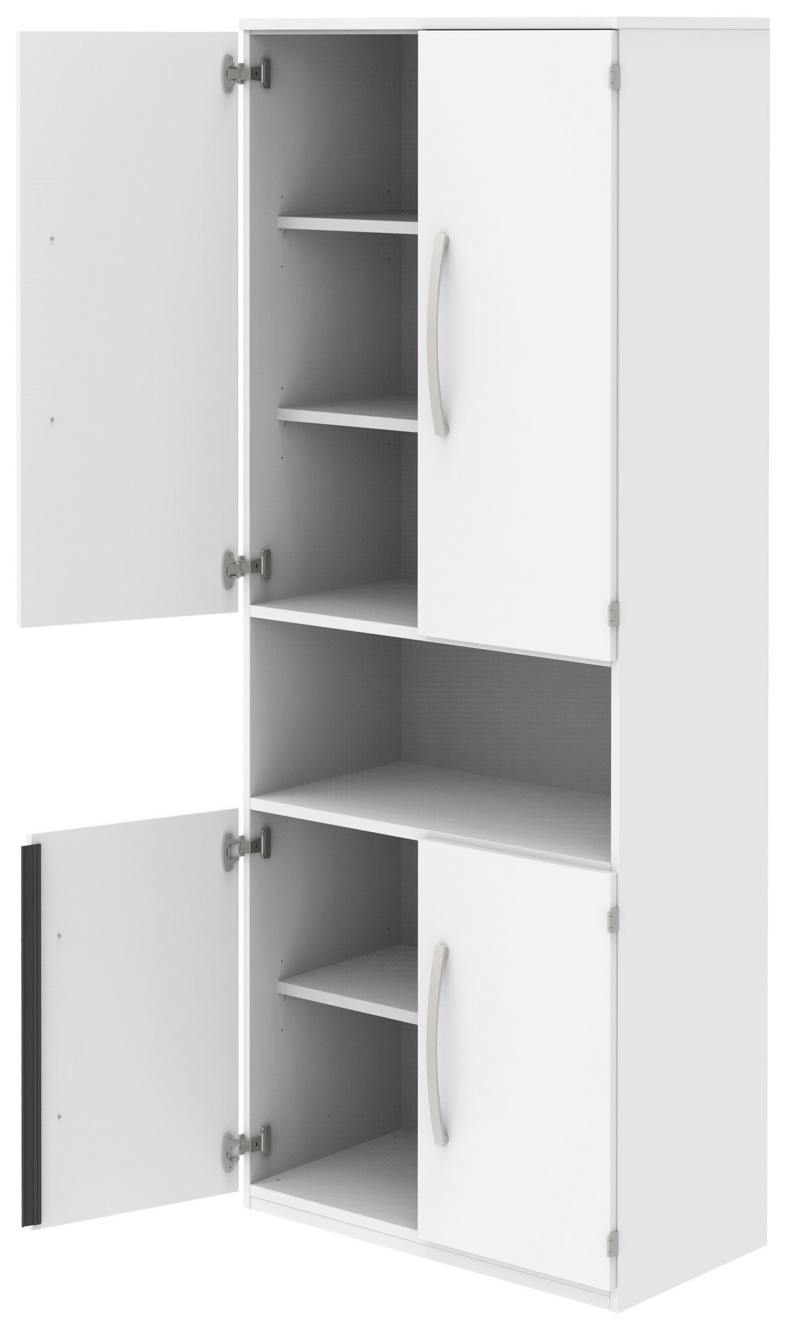 AKTENSCHRANK 80/217,4/43 cm  - Weiss, Konventionell, Holzwerkstoff (80/217,4/43cm) - Moderano