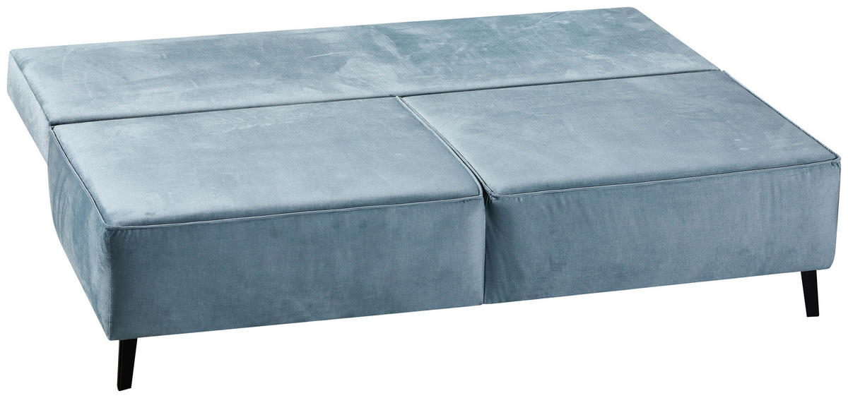 TROSJED NA RAZVLAČENJE tekstil  boje petroleja    - boje petroleja/crna, Konvencionalno, tekstil/metal (197/91/88cm) - Novel