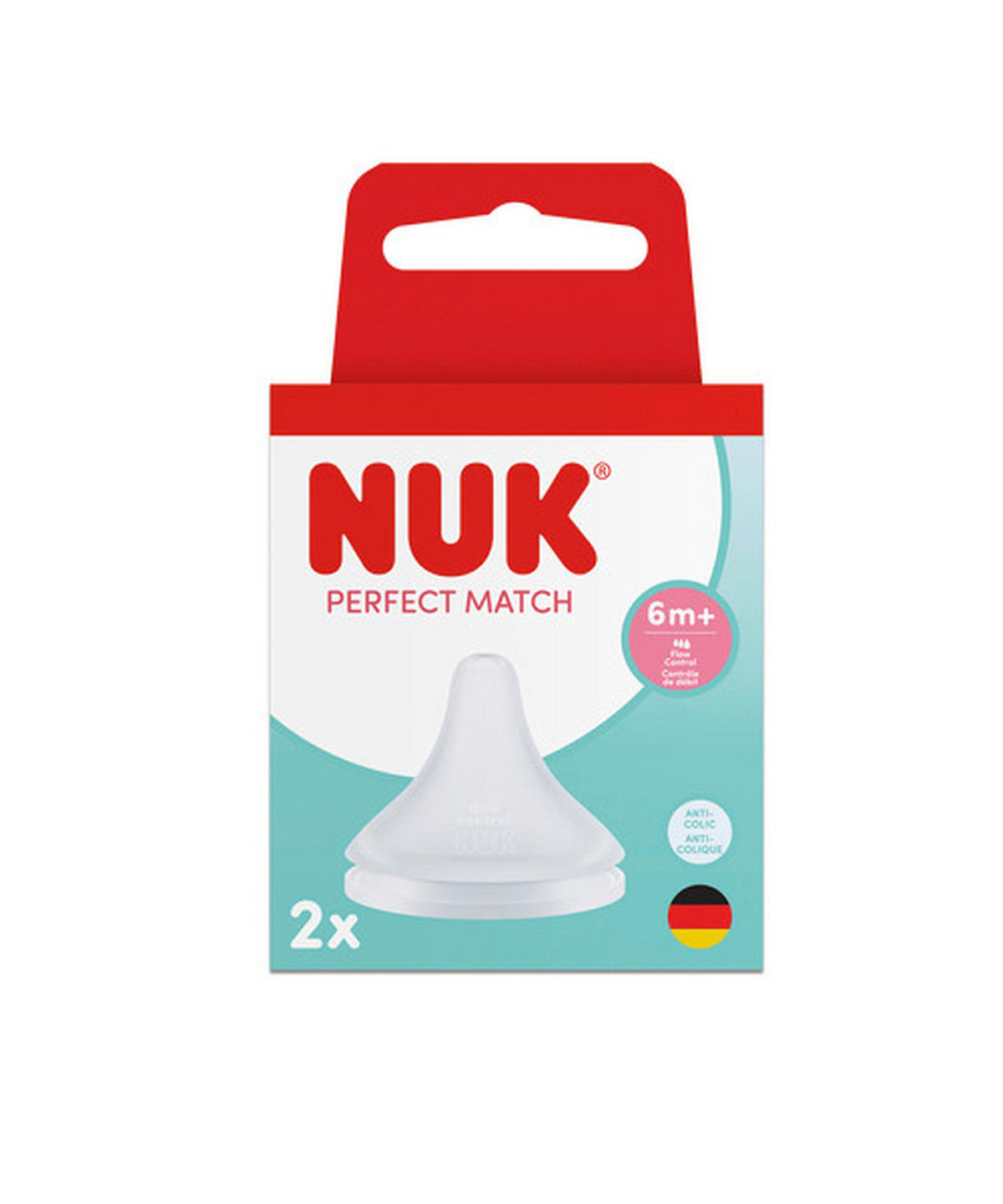 FLÄSCHCHENSAUGER  - Klar, Basics, Kunststoff (6.3/6.9/11cm) - NUK