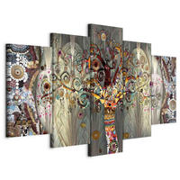 CANVASTAVLA 200/100/1.2 cm  - multicolor, Basics, trämaterial/textil (200/100/1.2cm) - artgeist