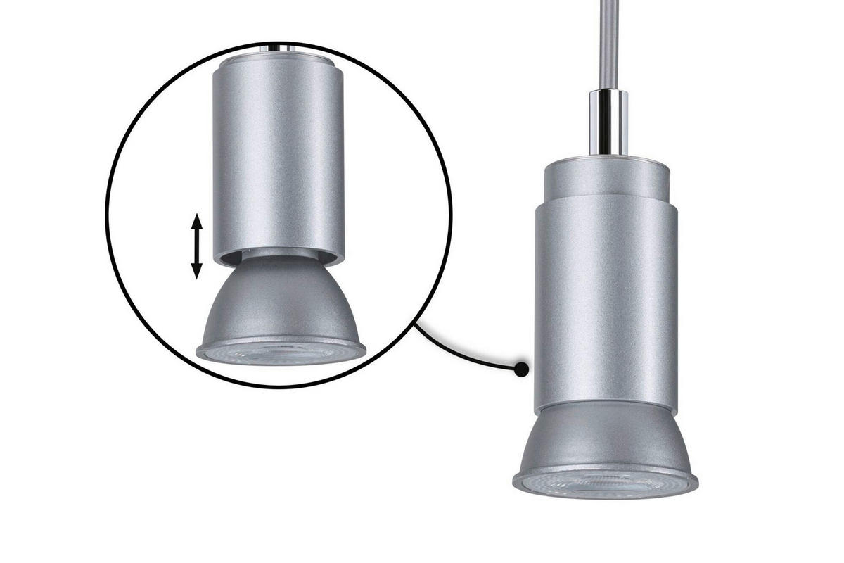 SCHIENENSYSTEM-HÄNGELEUCHTE URail Pendel Runa 3,5/30-118 cm   - Basics (3,5/30-118cm) - Paulmann