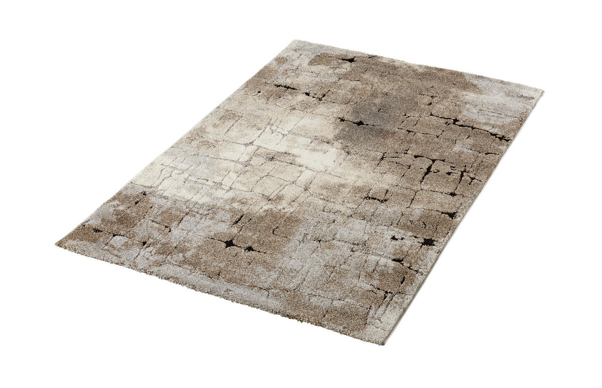 WEBTEPPICH 67/130 cm Baleria Ibiza Braun, Grau, Beige  - Beige/Braun, Design, Textil (67/130cm) - Novel