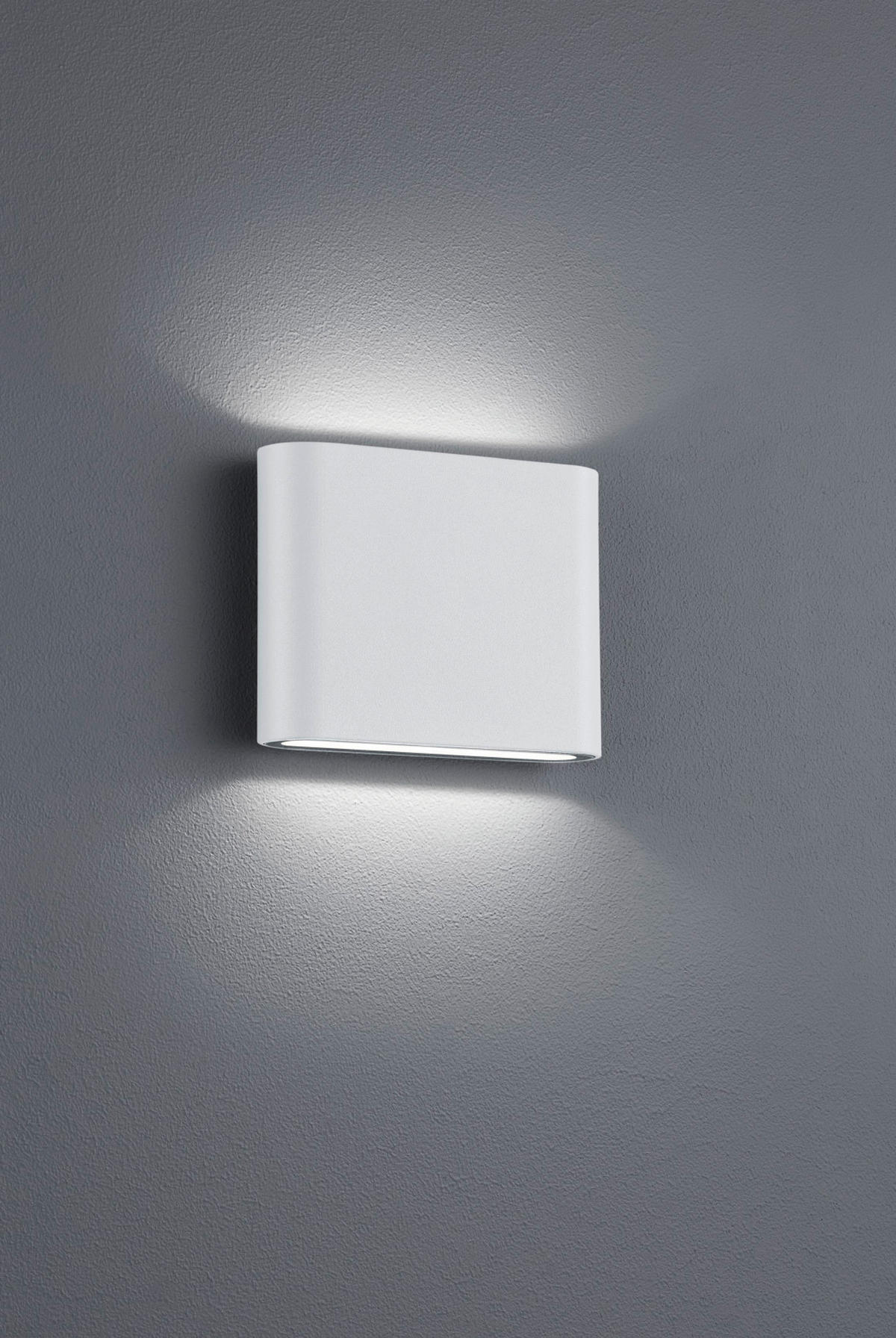 AUßENWANDLEUCHTE   - Weiß, Design, Metall (9/11,5/3,0cm) - Trio Leuchten