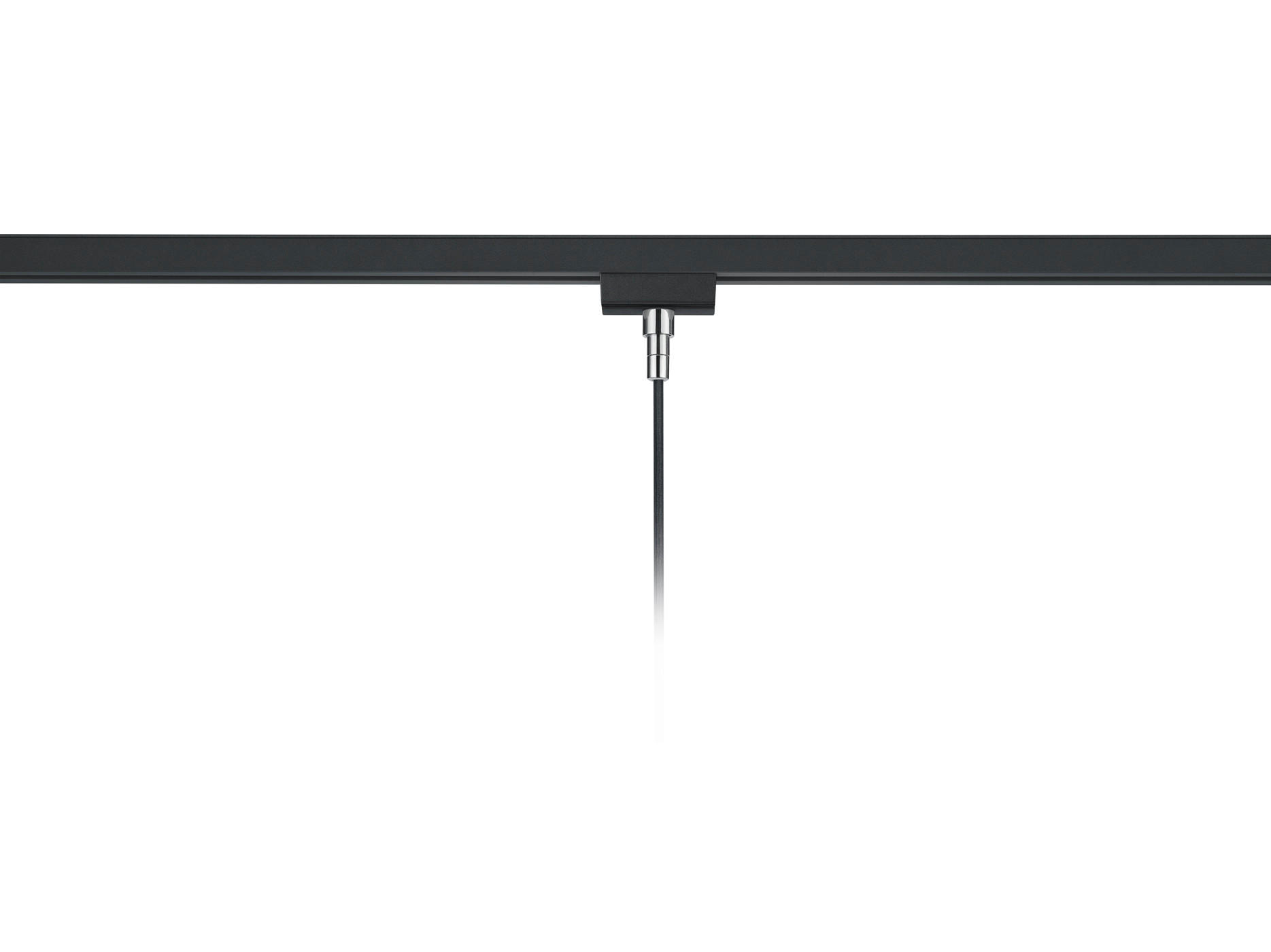 ZÁVESNÉ KOĽAJNICOVÉ SVIETIDLO, 31/180 cm  - čierna, Basics, kov (31/180cm) - Trio Leuchten
