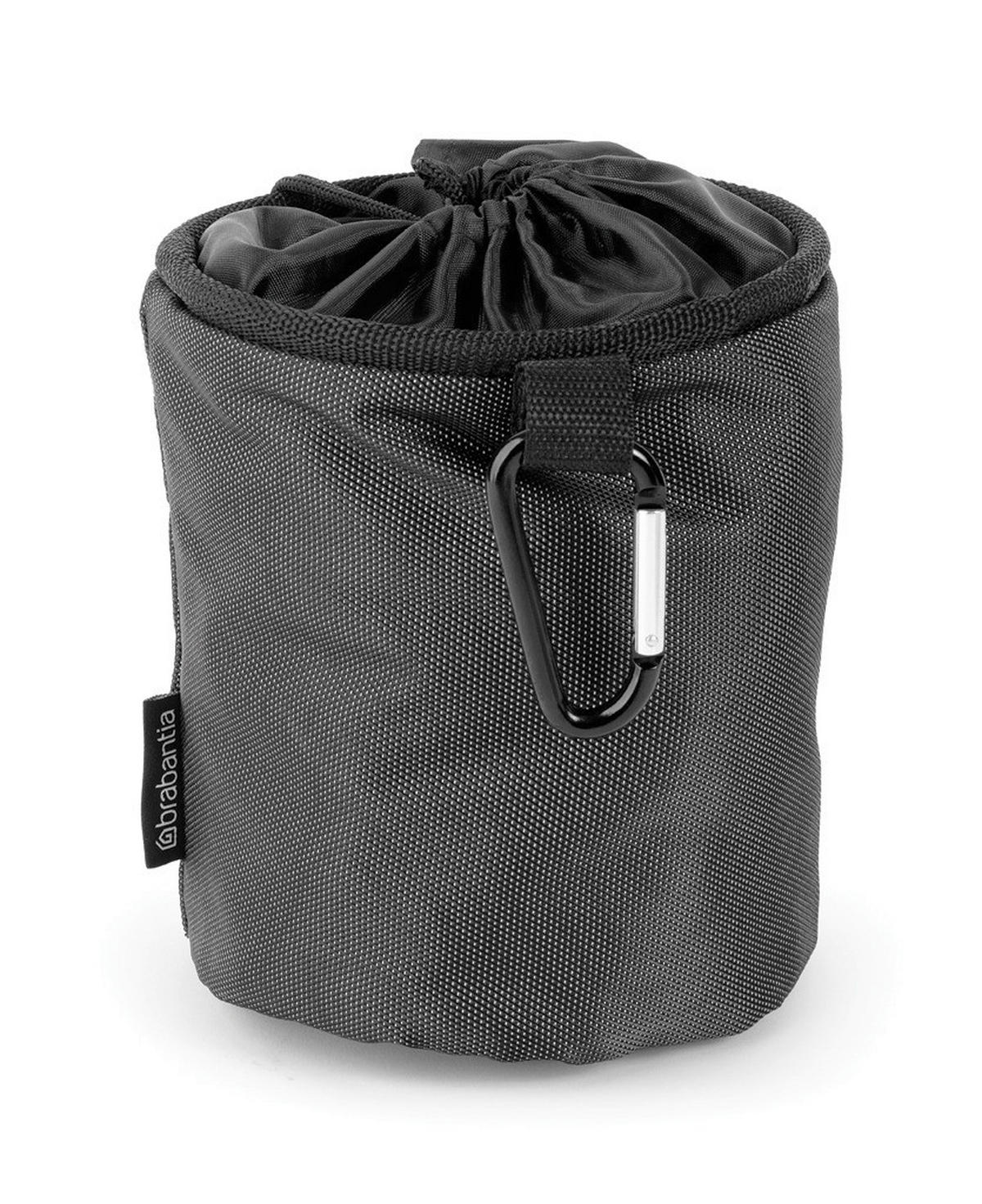 WÄSCHEKLAMMERNBEUTEL  - Schwarz, Basics, Textil (16,5/18/16,5cm) - Brabantia