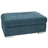 HOCKER in Textil Blau - Chromfarben/Blau, KONVENTIONELL, Kunststoff/Textil (118/46/67cm) - Carryhome HOCKER in Textil Blau - Chromfarben/Blau, KONVENTIONELL, Kunststoff/Textil (118/46/67cm) - Carryhome