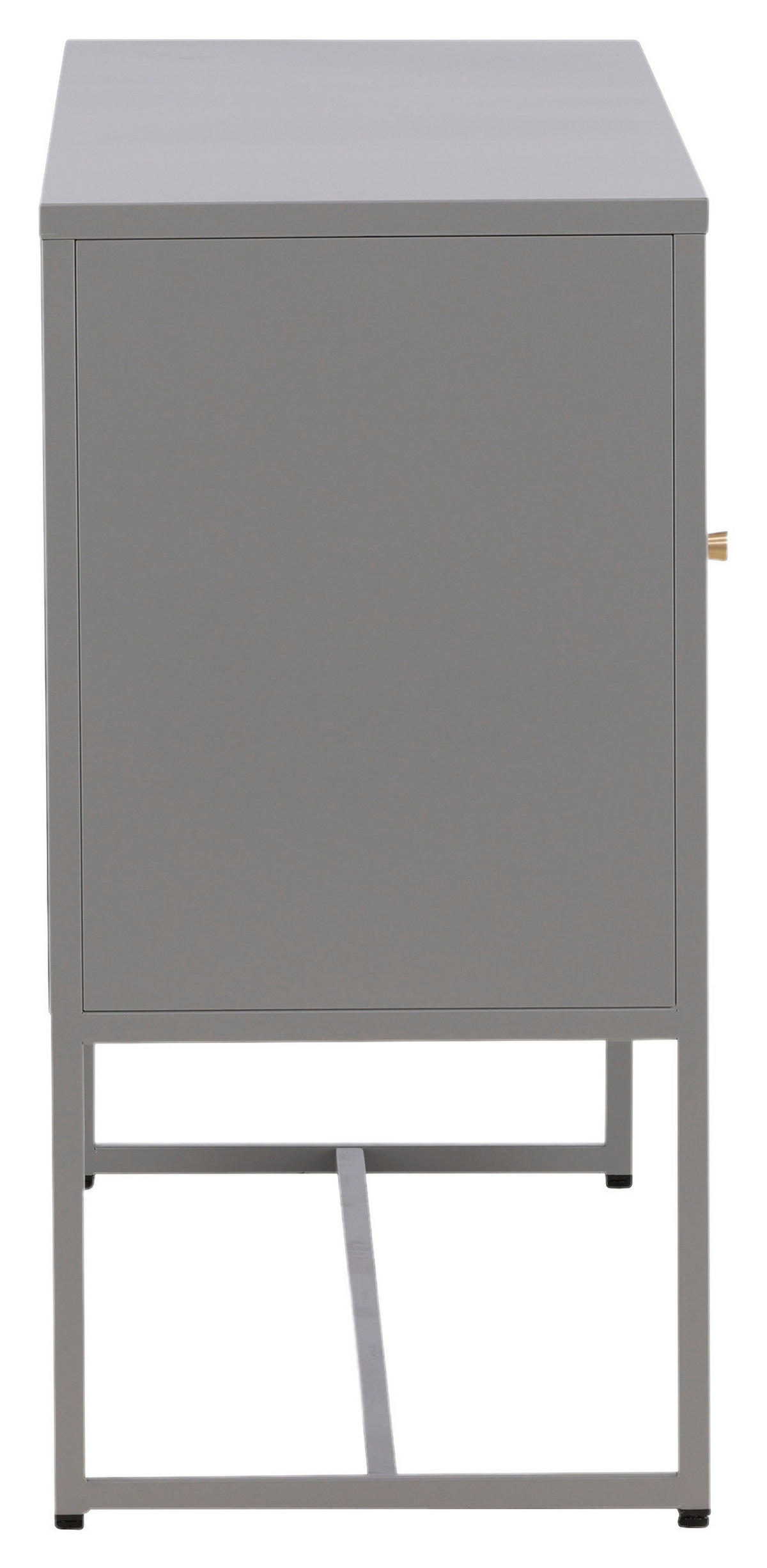 SIDEBOARD  in 120/80/40 cm  - Hellgrau, Design, Metall (120/80/40cm) - Livetastic