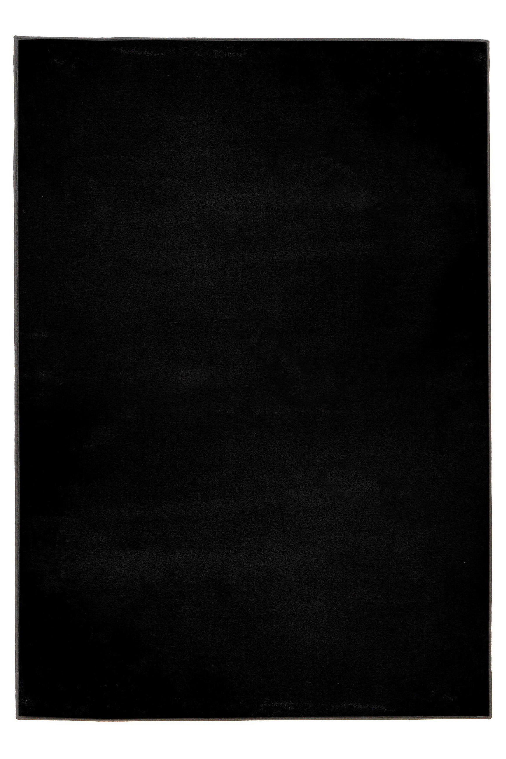 FLACHWEBETEPPICH 200/290 cm Schwarz rechteckig  - Schwarz, Basics, Textil (200/290cm) - Kayoom