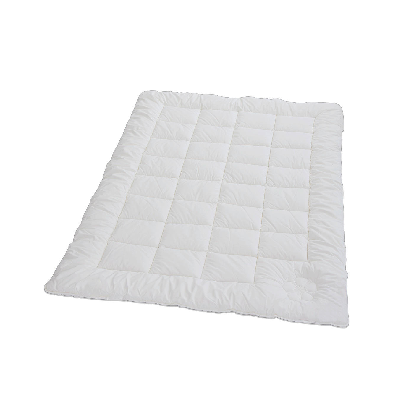LEICHTDECKE SCHNEEWEISSCHEN  - Weiß, KONVENTIONELL, Naturmaterialien/Textil (140cm) - Schlafmond